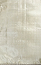 Banarasi Handwoven Gold Kanjivaram Tissue Saree with Zari Border & Subtle Lace