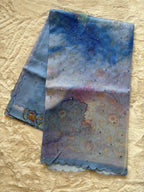 Kota Silk Mirror Work Blue Saree