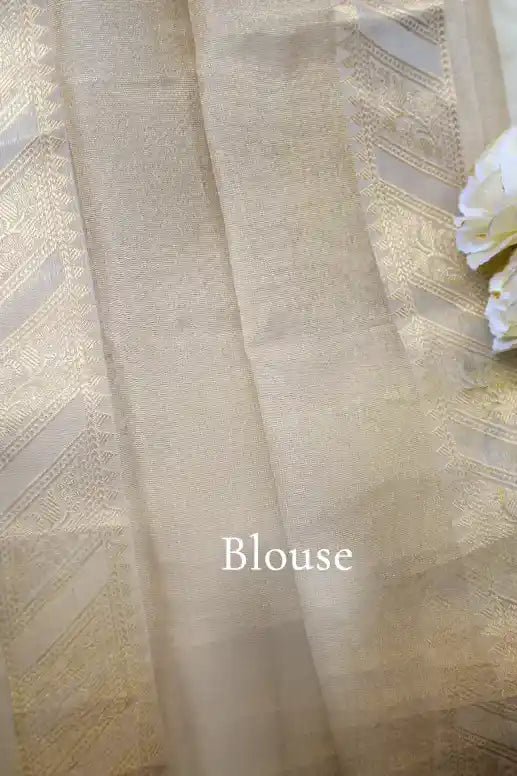 Golden Tissue Zari Saree