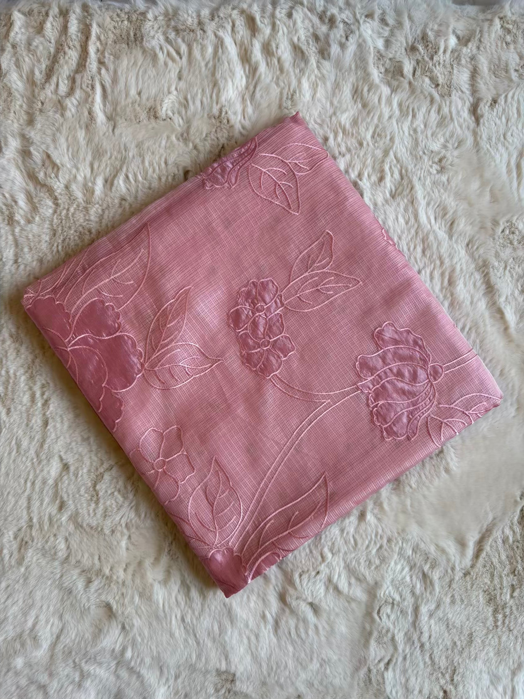 Kota Silk Pink Saree