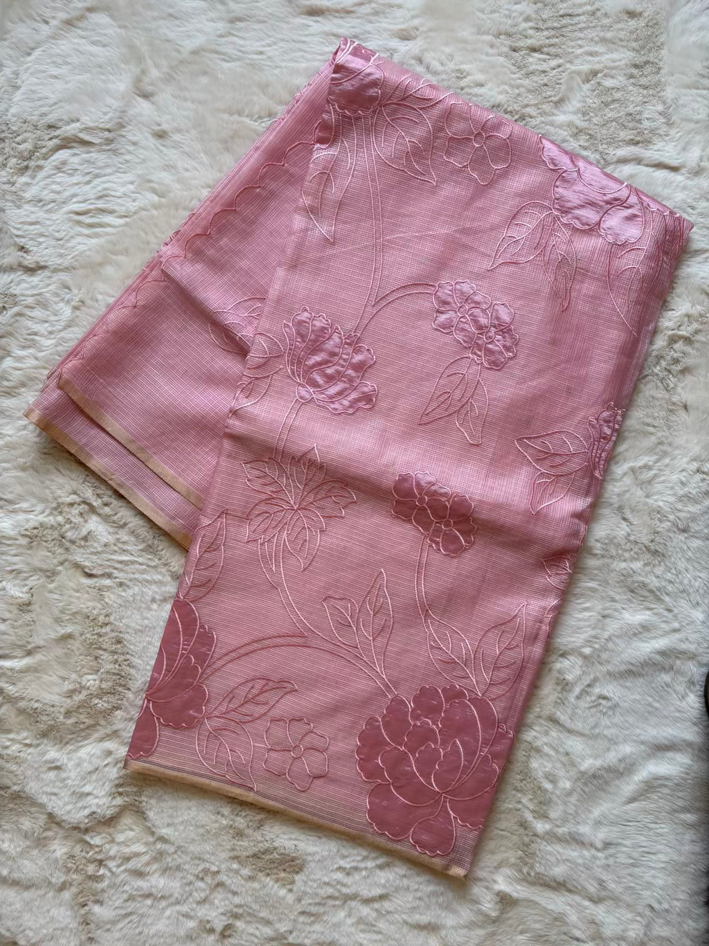 Kota Silk Pink Saree