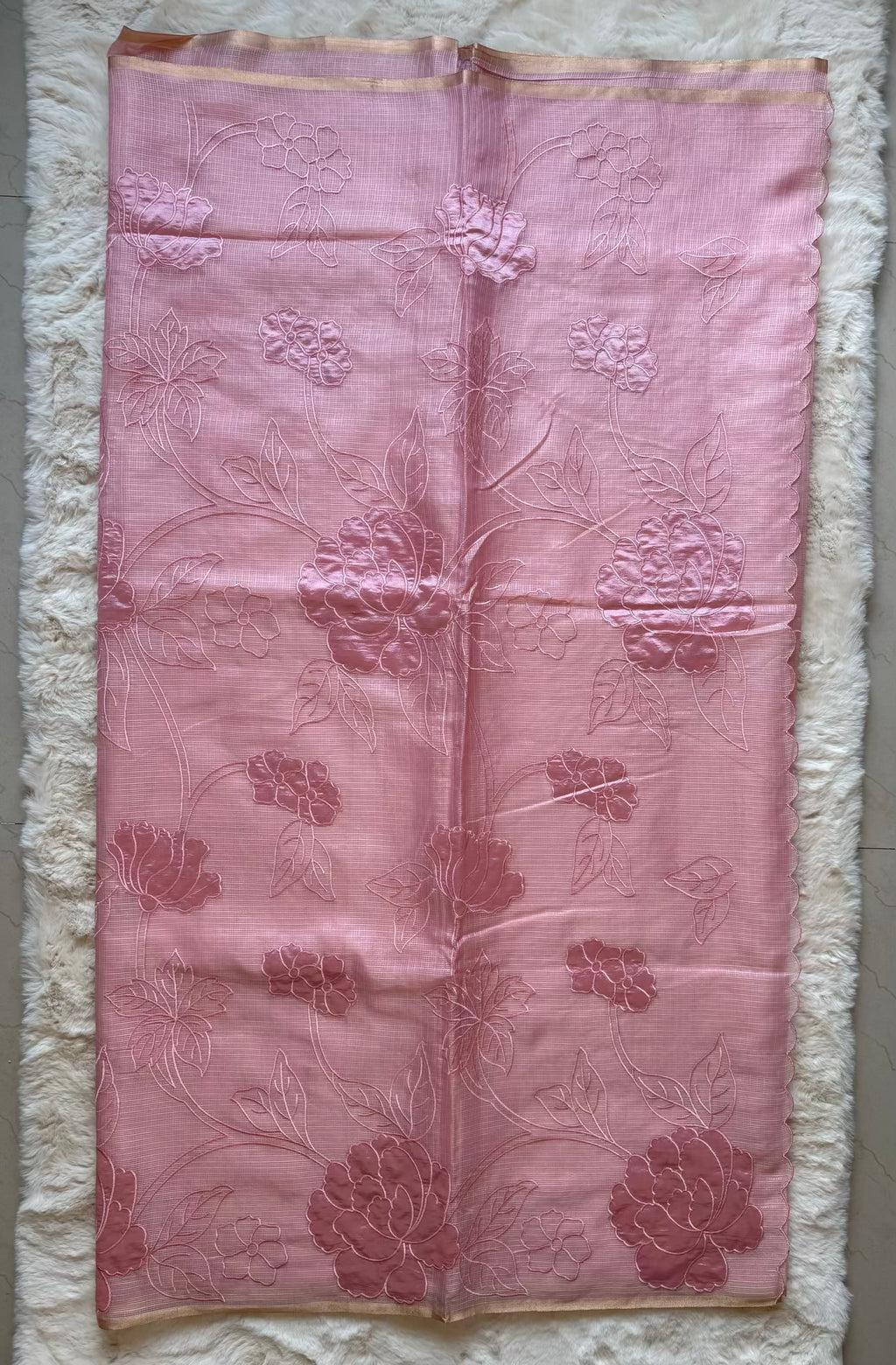 Kota Silk Pink Saree